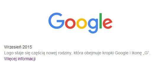 ewolucja logo Google — etap 1