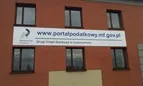 szyld reklamowy z podkładem z blachy — realizacja 40