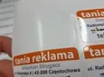 naklejki wycinane maszynowo — realizacja 3