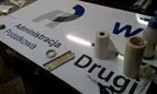 szyld reklamowy z podkładem z blachy — realizacja 13